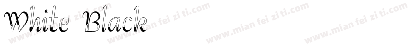 White Black字体转换